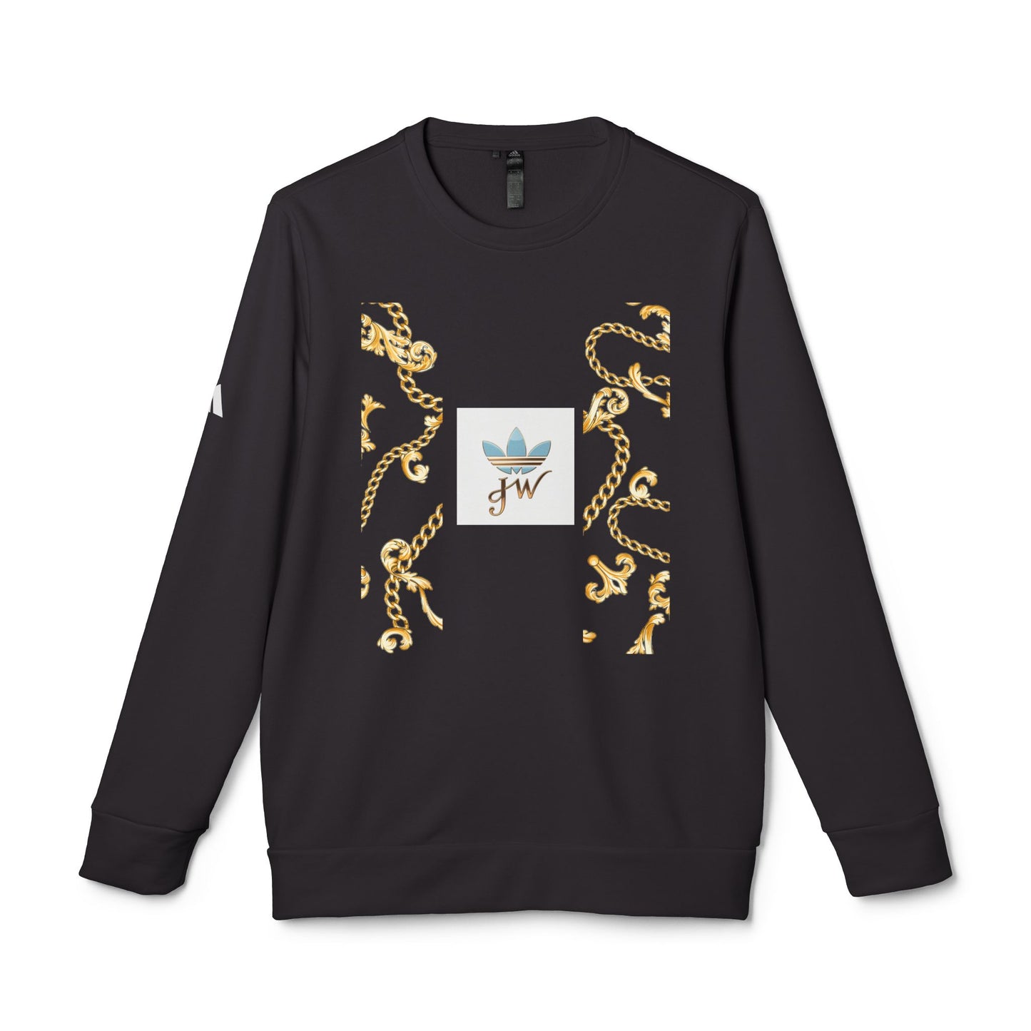 Stylish Unisex Fleece Sweatshirt with Gold Design - JW Store