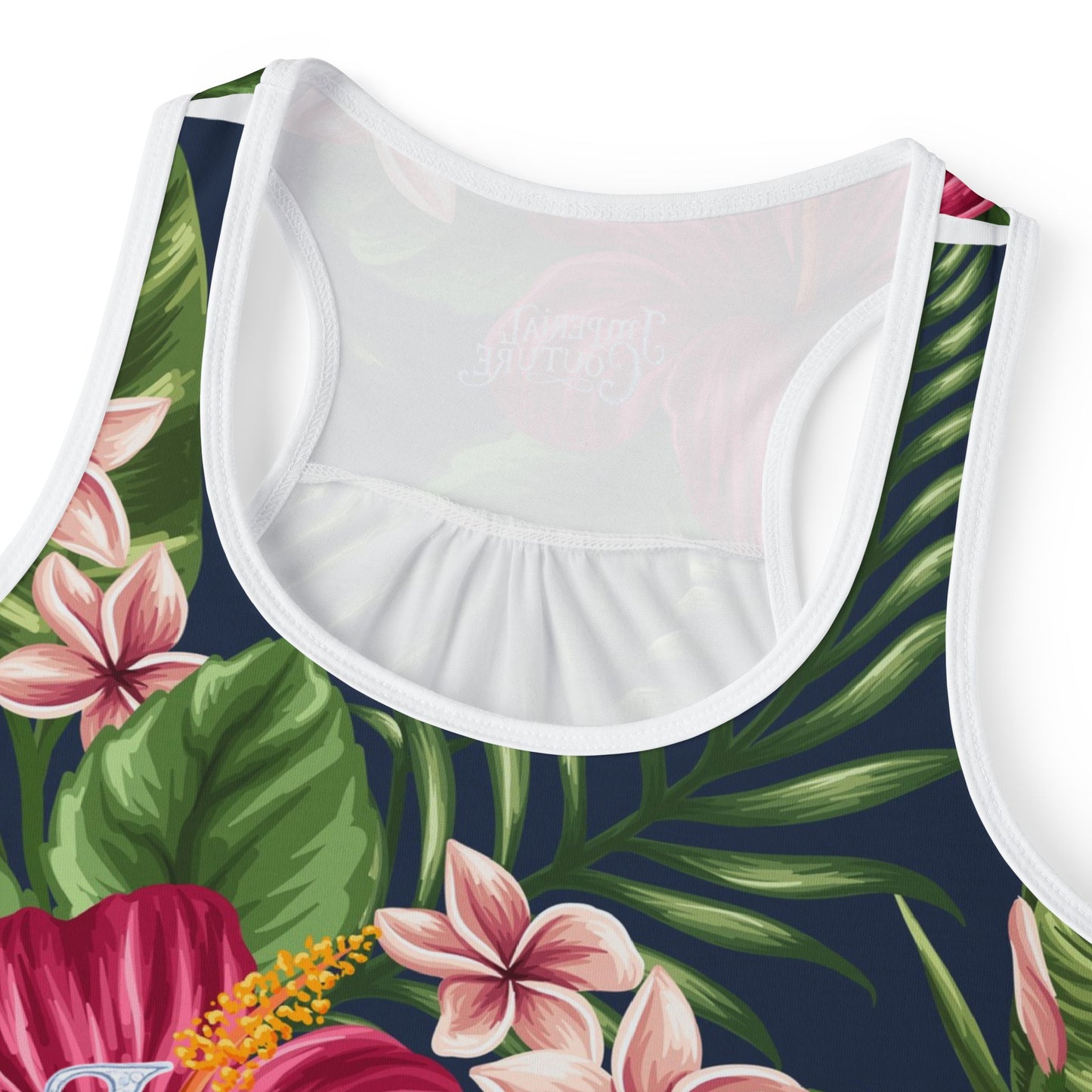 Tropical Floral Women's Tank Top - Summer Vibes, Imperial Couture Design - JW Store