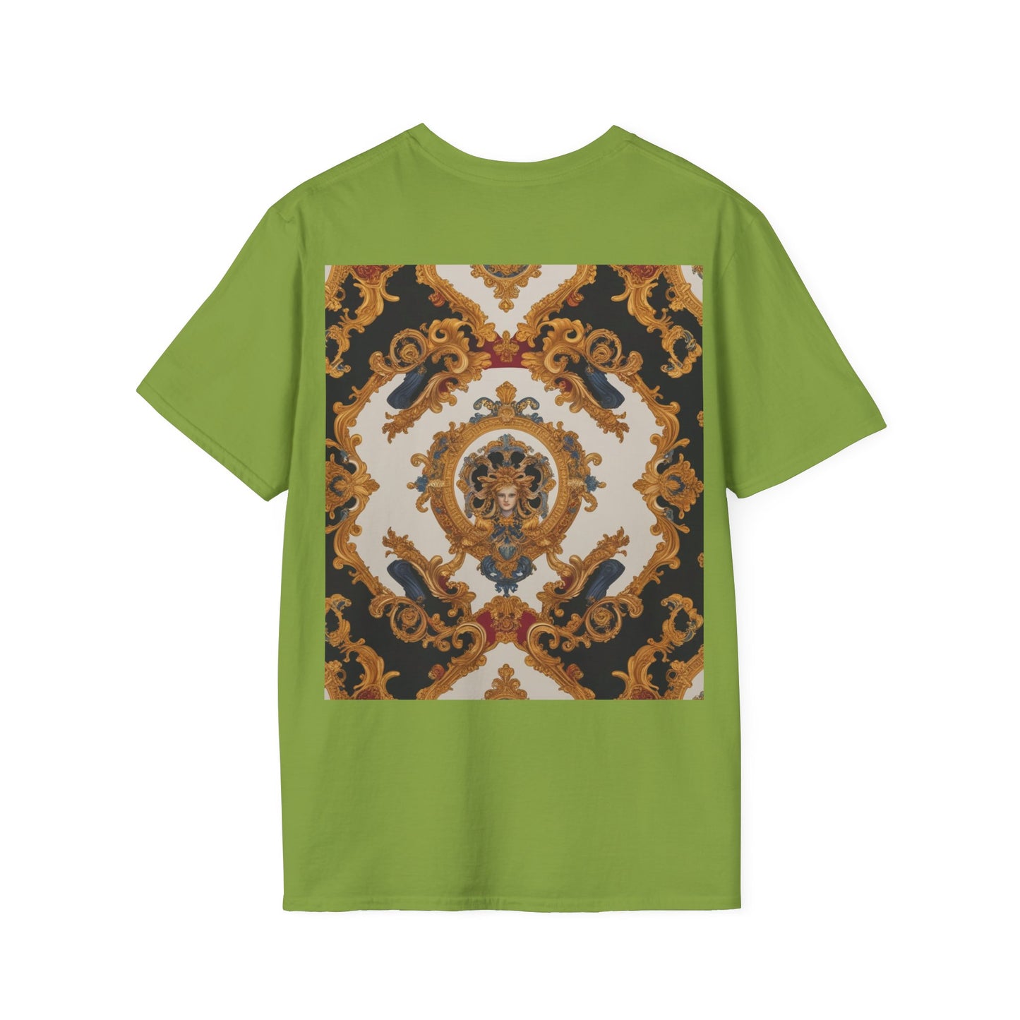 Elegant Vintage Print Unisex Softstyle T-Shirt - JW Store