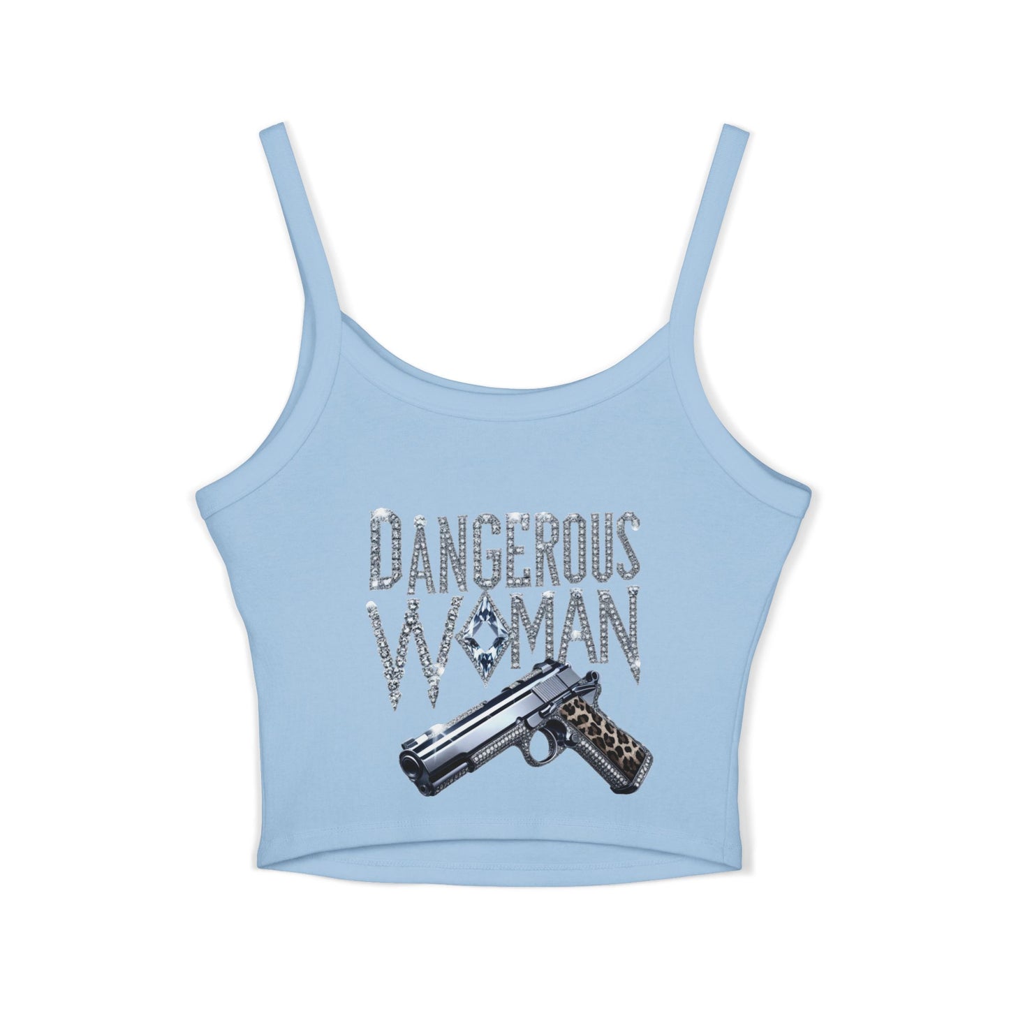 Dangerous Woman Graphic Spaghetti Strap Tank Top - JW Store