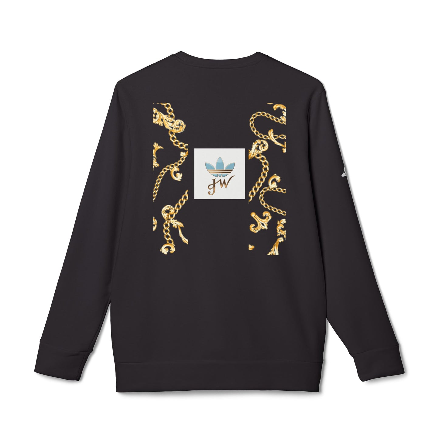 Stylish Unisex Fleece Sweatshirt with Gold Design - JW Store