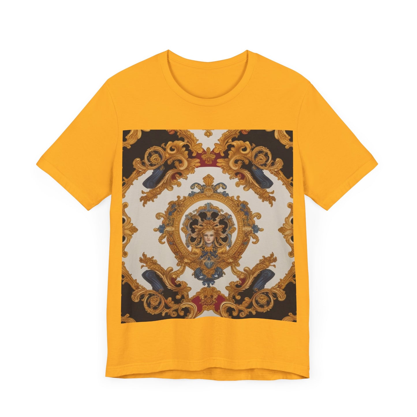 Elegant Baroque Style Graphic Tee - Unisex Short Sleeve T-Shirt - JW Store