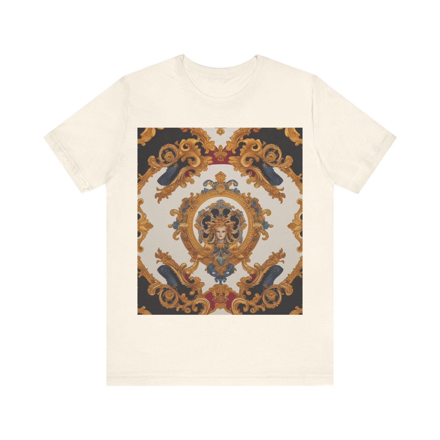 Elegant Baroque Style Graphic Tee - Unisex Short Sleeve T-Shirt - JW Store