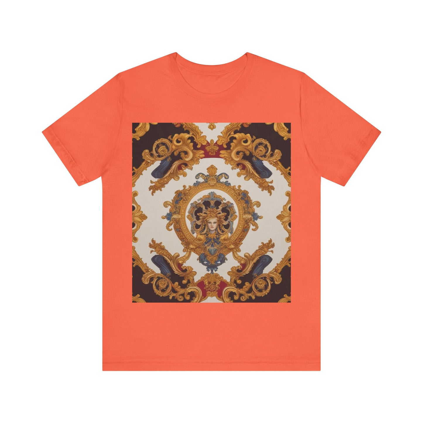 Elegant Baroque Style Graphic Tee - Unisex Short Sleeve T-Shirt - JW Store