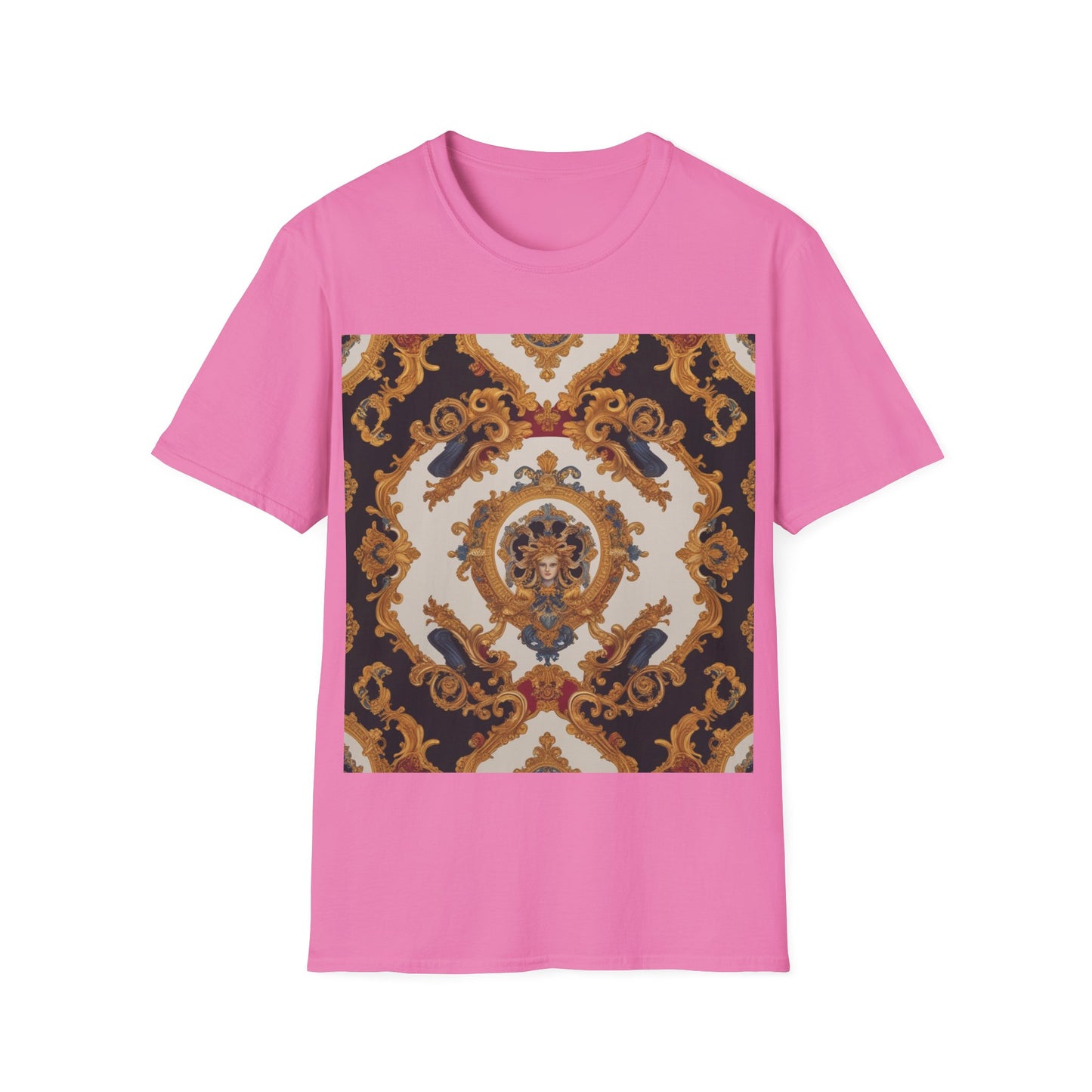 Elegant Vintage Print Unisex Softstyle T-Shirt - JW Store