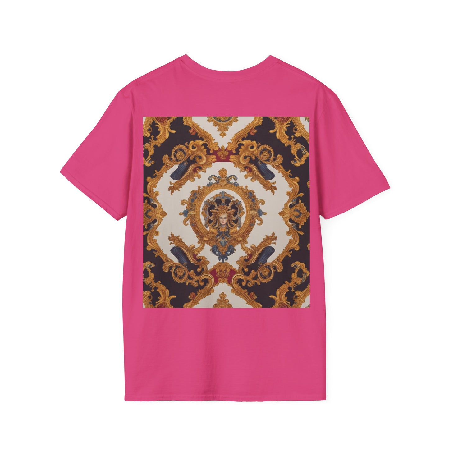 Elegant Vintage Print Unisex Softstyle T-Shirt - JW Store