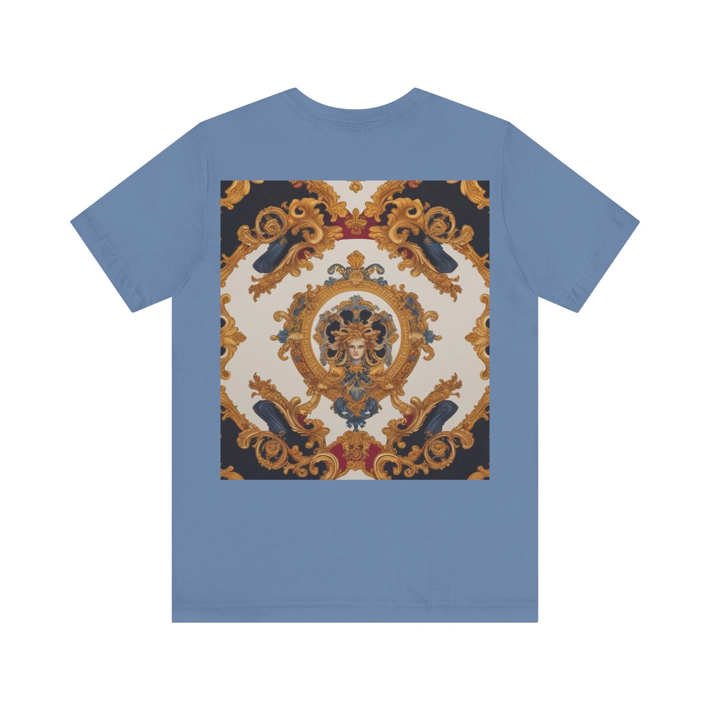 Elegant Baroque Style Graphic Tee - Unisex Short Sleeve T-Shirt - JW Store