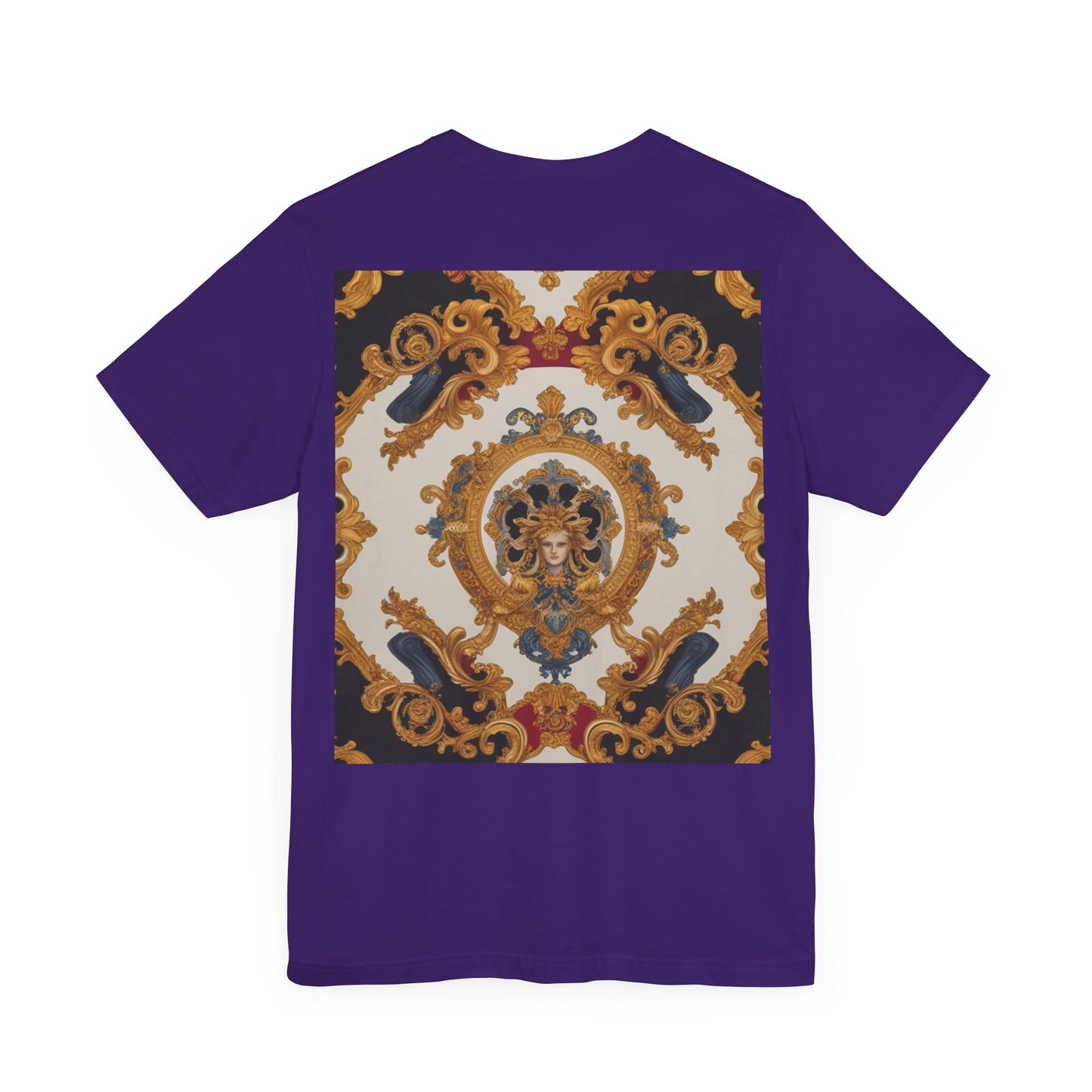 Elegant Baroque Style Graphic Tee - Unisex Short Sleeve T-Shirt - JW Store