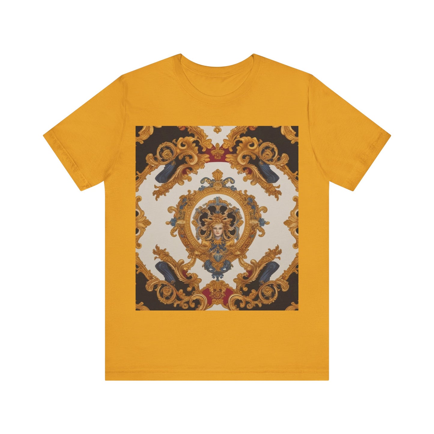 Elegant Baroque Style Graphic Tee - Unisex Short Sleeve T-Shirt - JW Store