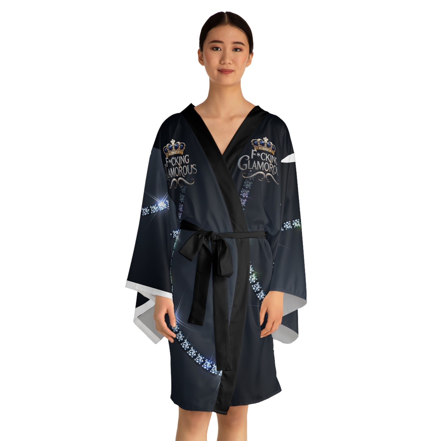 Long Sleeve Kimono Robe (AOP)