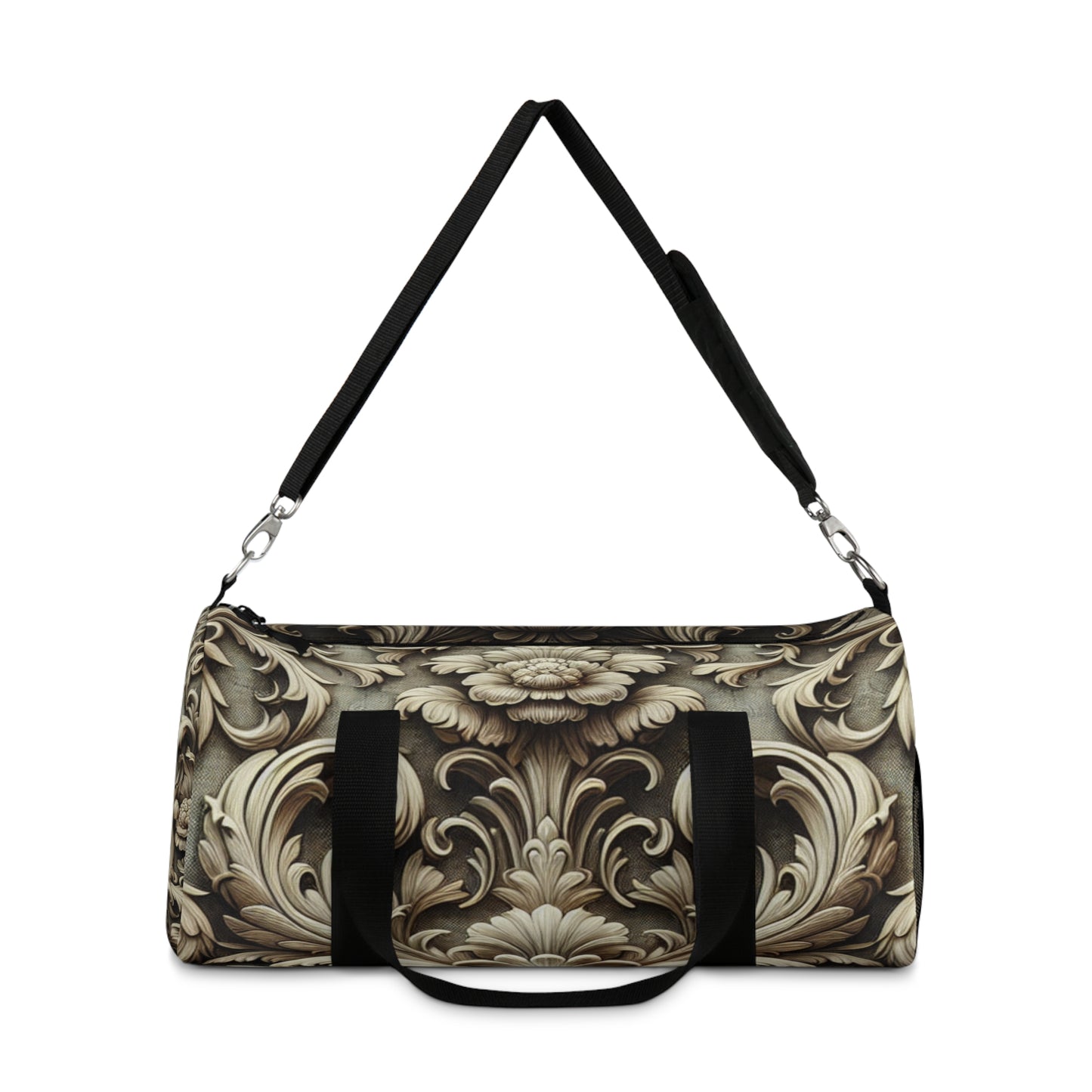 Elegant Floral Pattern Duffel Bag for Travel & Gym - JW Store