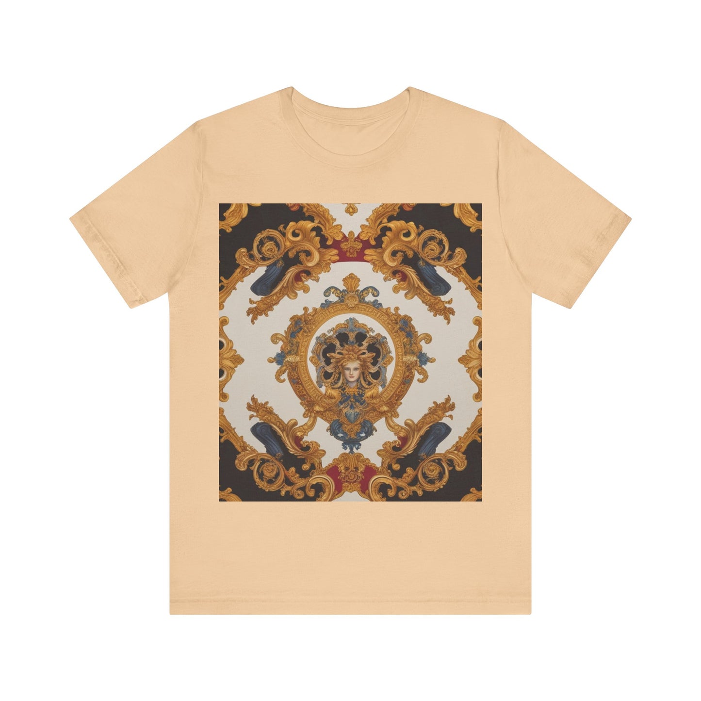Elegant Baroque Style Graphic Tee - Unisex Short Sleeve T-Shirt - JW Store