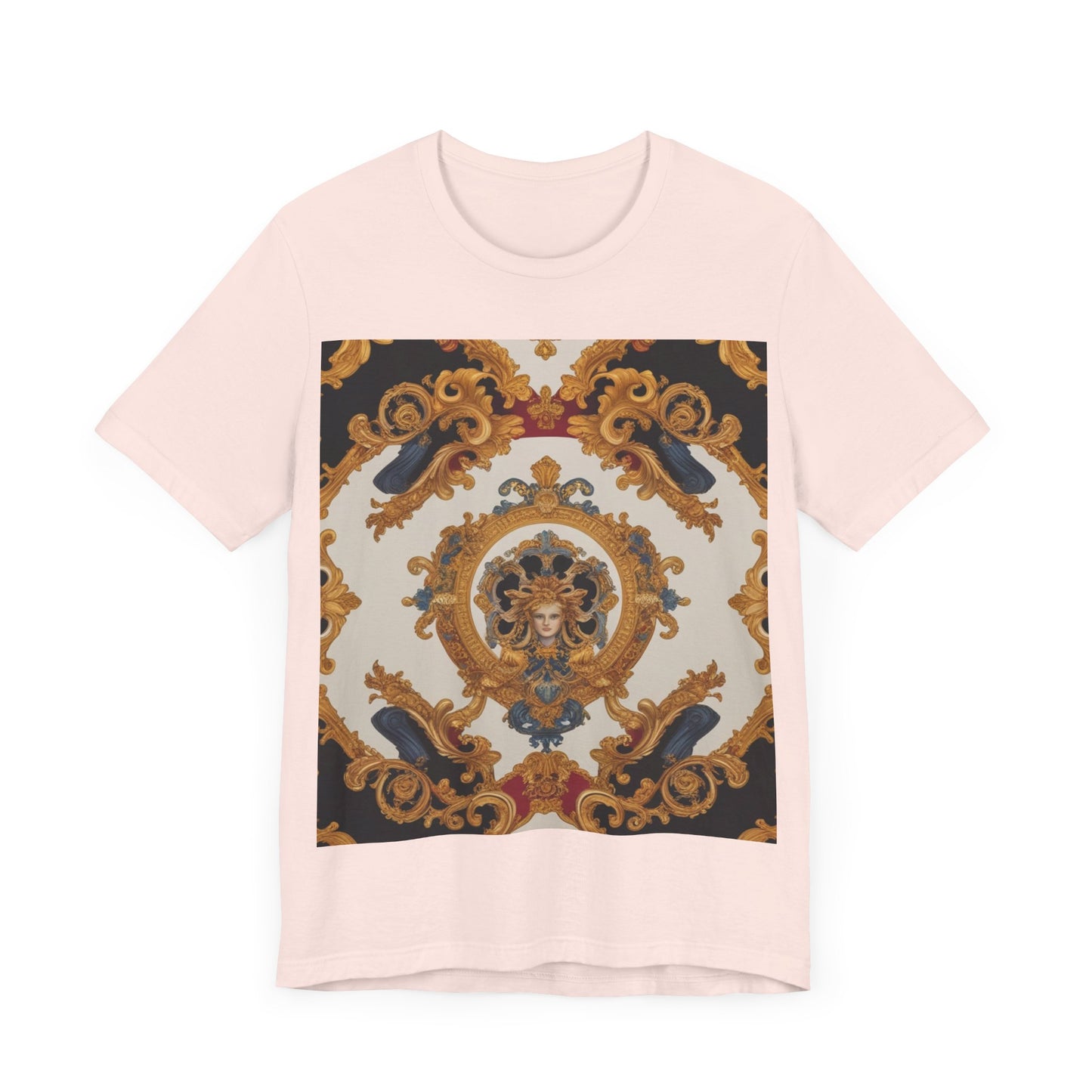 Elegant Baroque Style Graphic Tee - Unisex Short Sleeve T-Shirt - JW Store