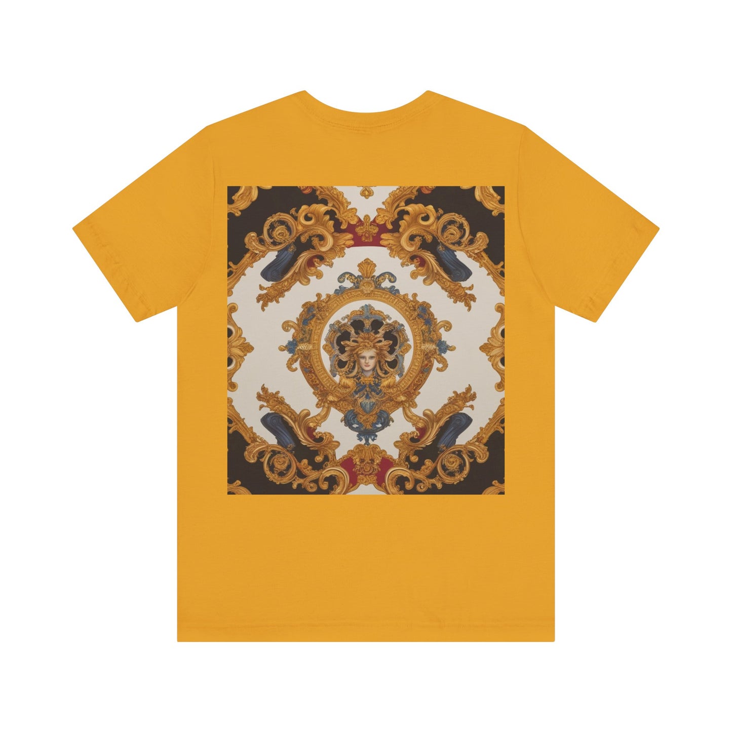 Elegant Baroque Style Graphic Tee - Unisex Short Sleeve T-Shirt - JW Store