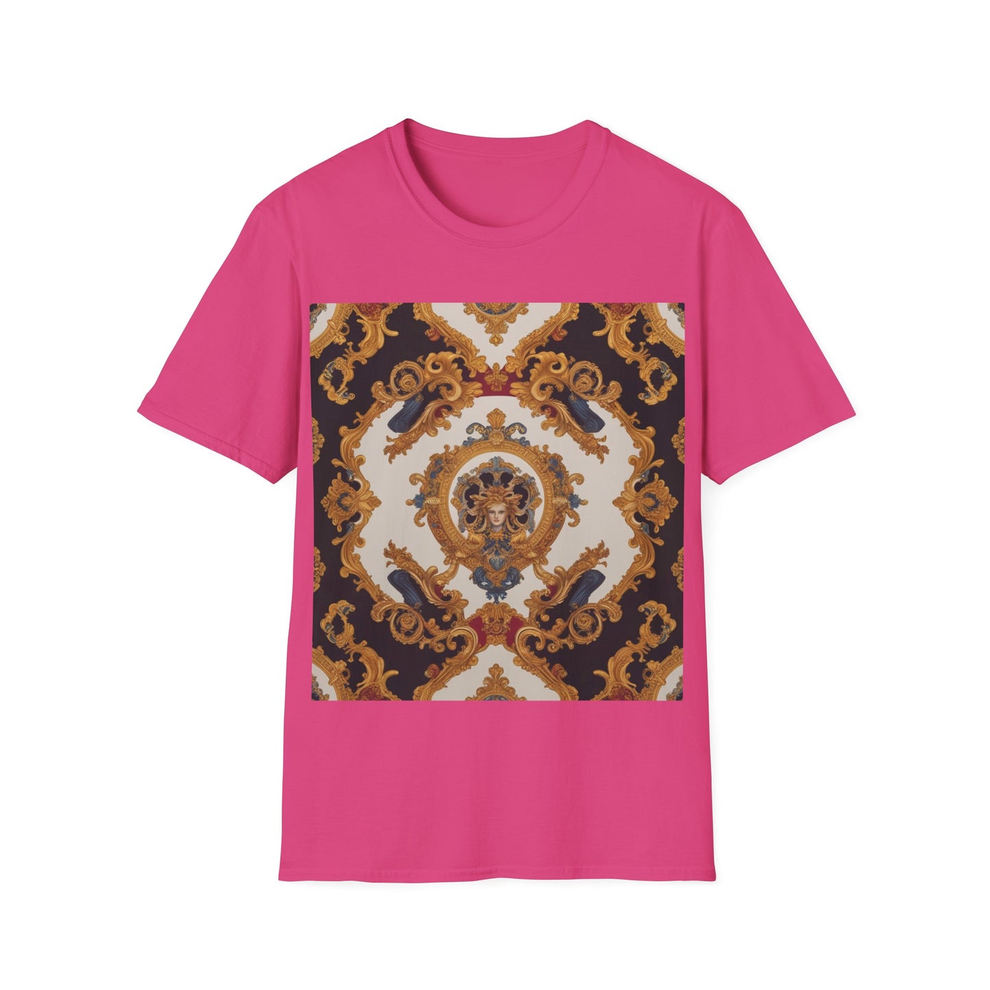 Elegant Vintage Print Unisex Softstyle T-Shirt - JW Store