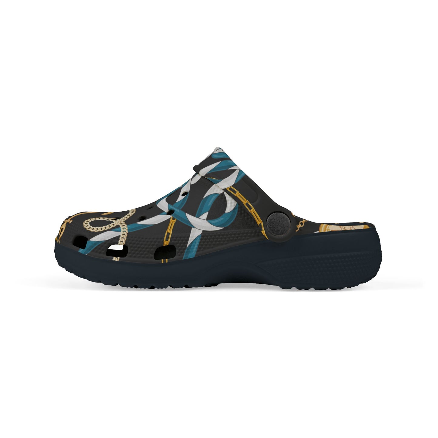 Nautical-Themed Kid's EVA Foam Clogs with Anchor Design