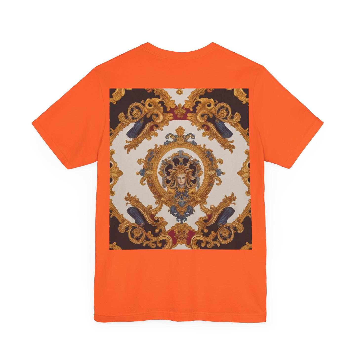 Elegant Baroque Style Graphic Tee - Unisex Short Sleeve T-Shirt - JW Store