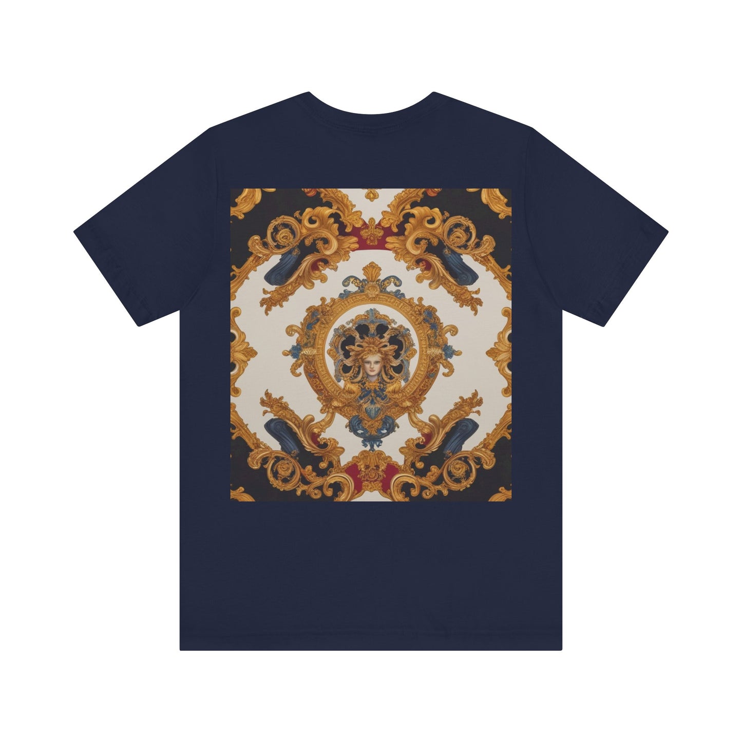 Elegant Baroque Style Graphic Tee - Unisex Short Sleeve T-Shirt - JW Store