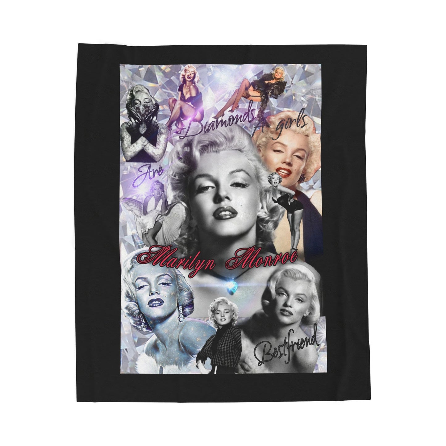 Marilyn Monroe Velveteen Plush Blanket - Cozy Pop Culture Decor for Best Friends - JW Store