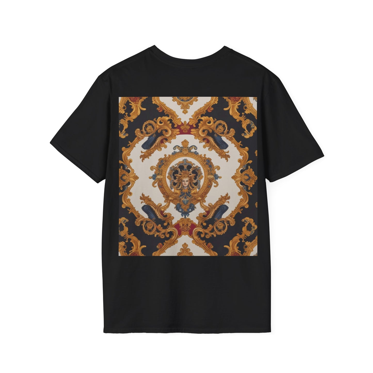 Elegant Vintage Print Unisex Softstyle T-Shirt - JW Store