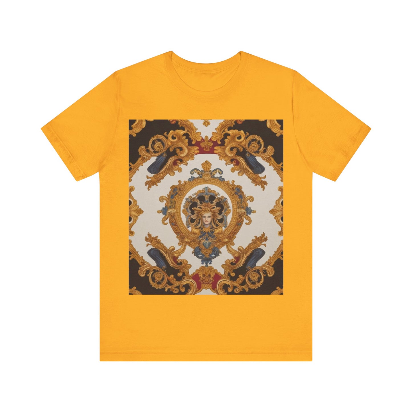 Elegant Baroque Style Graphic Tee - Unisex Short Sleeve T-Shirt - JW Store
