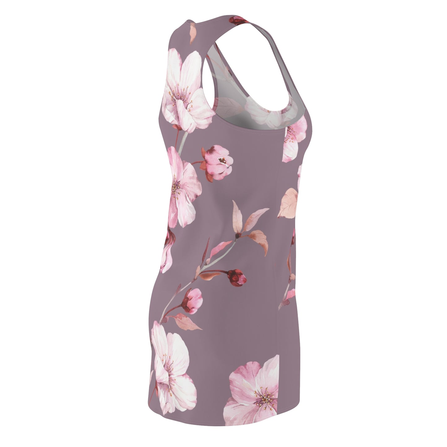 Floral Women's Racerback Dress - Perfect for Spring Celebrations and Everyday Wear