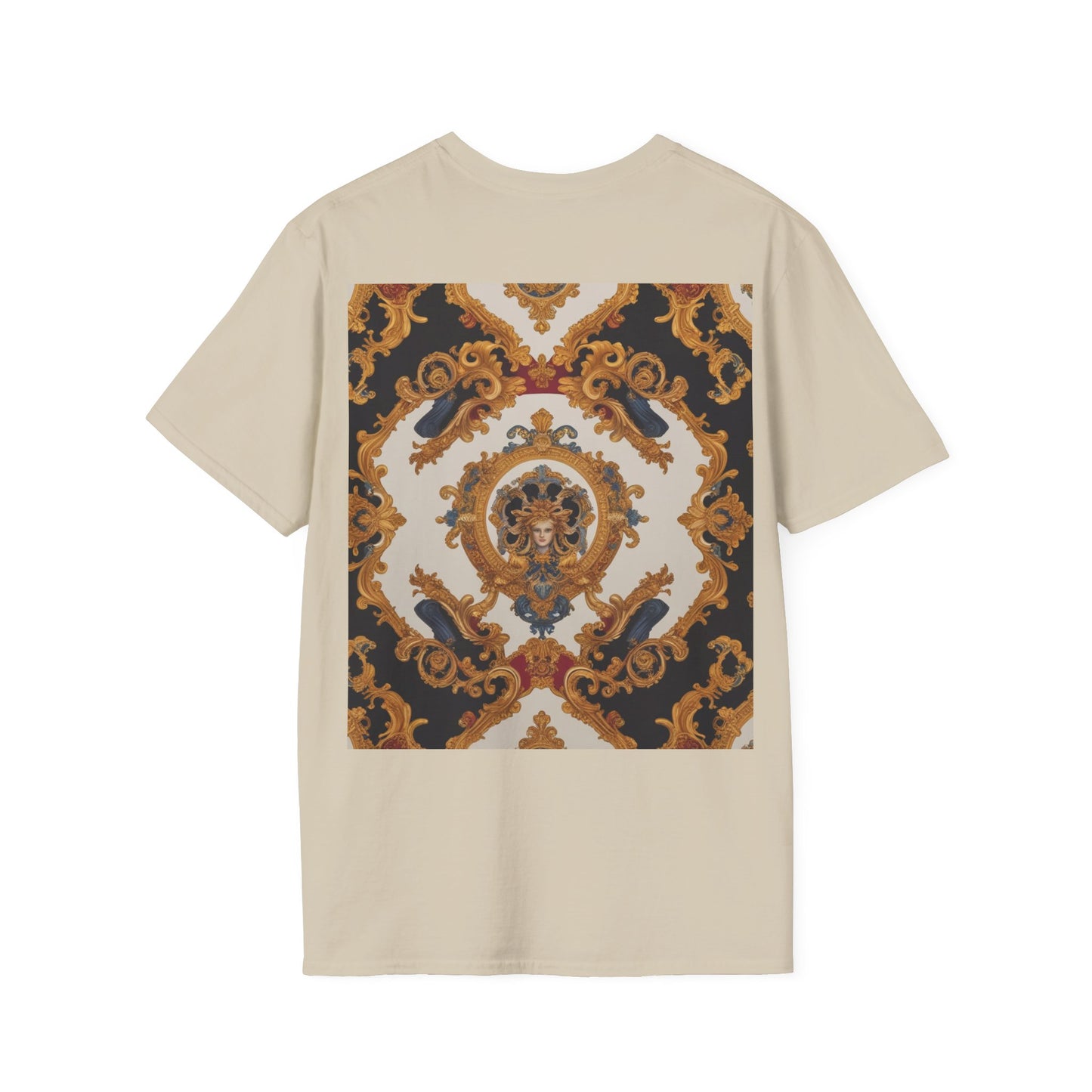 Elegant Vintage Print Unisex Softstyle T-Shirt - JW Store