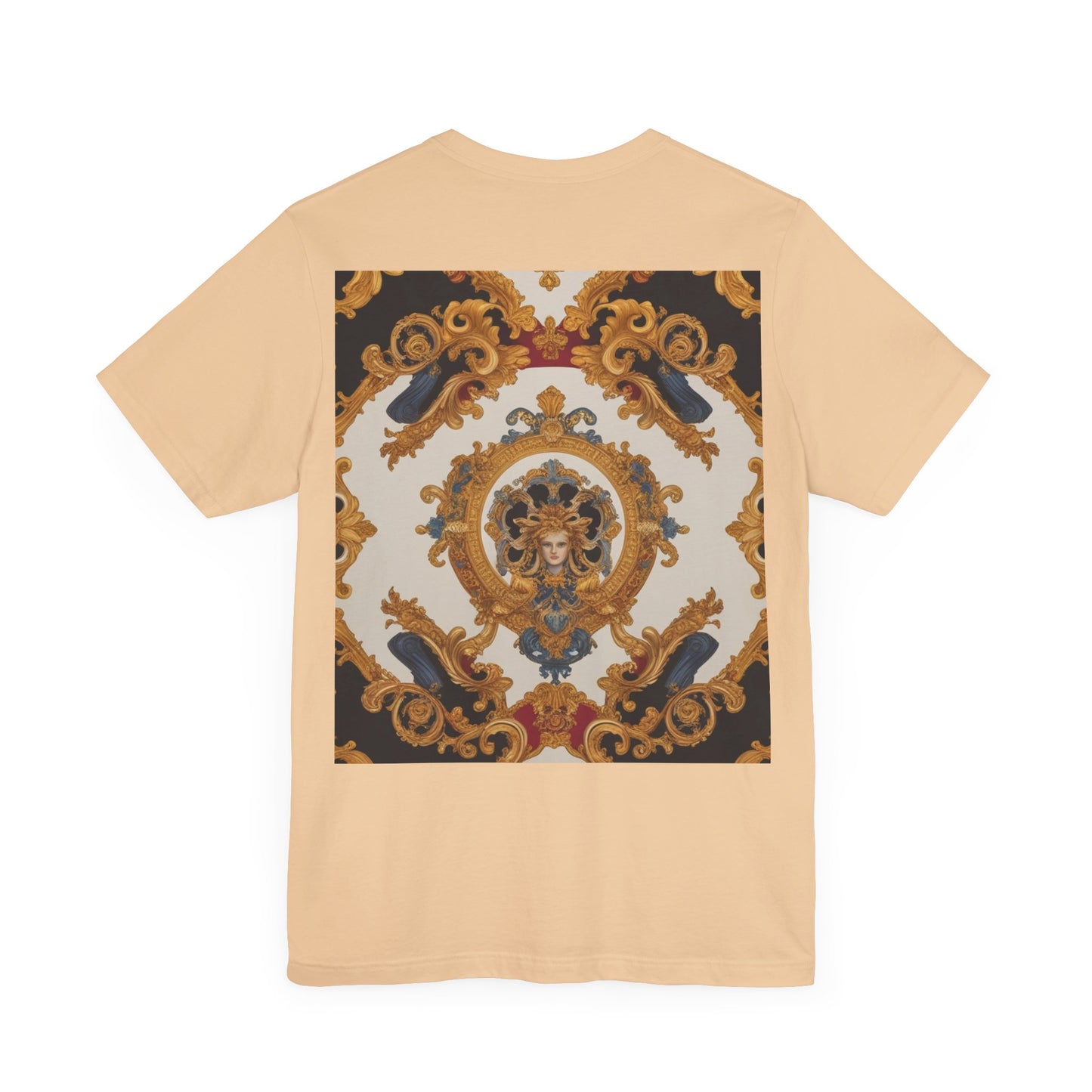 Elegant Baroque Style Graphic Tee - Unisex Short Sleeve T-Shirt - JW Store