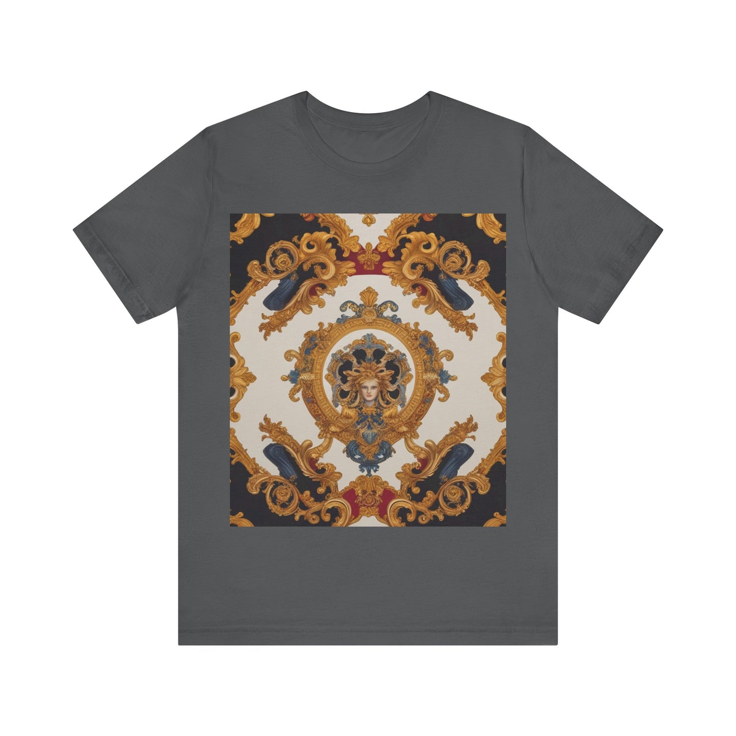 Elegant Baroque Style Graphic Tee - Unisex Short Sleeve T-Shirt - JW Store