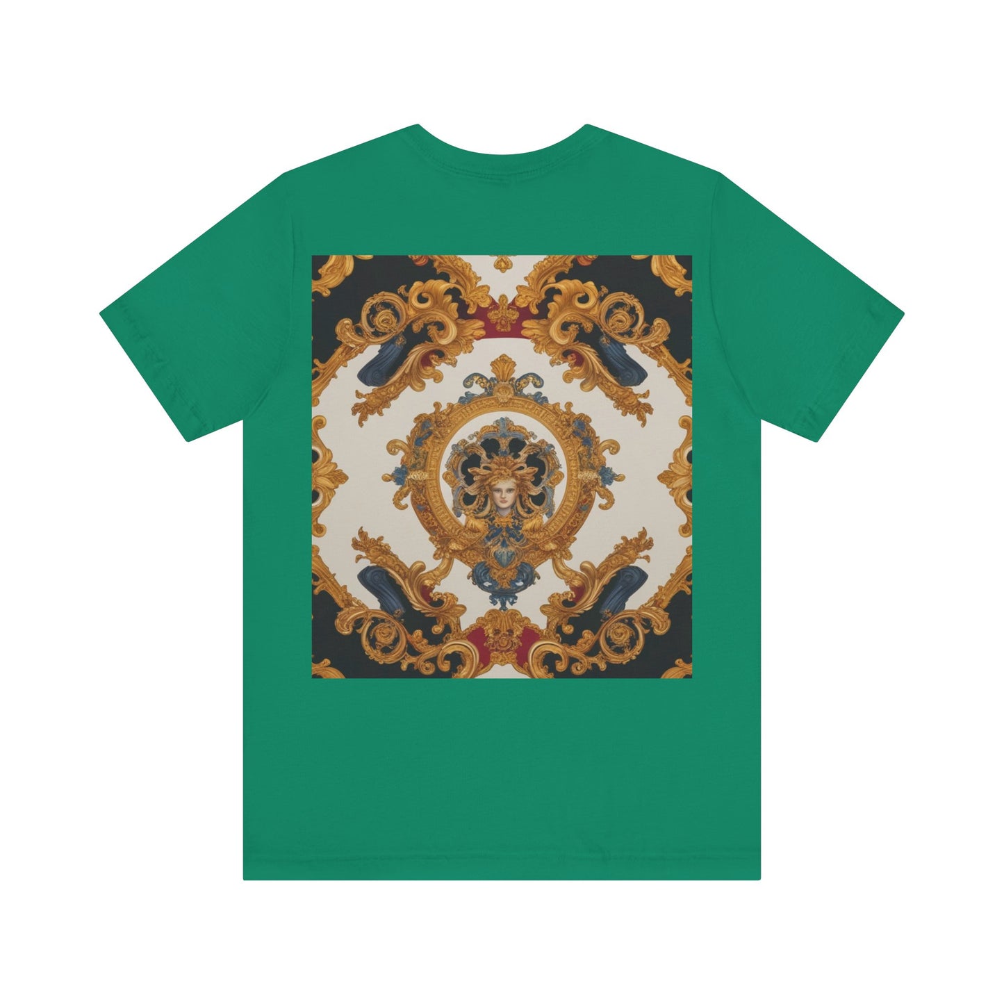 Elegant Baroque Style Graphic Tee - Unisex Short Sleeve T-Shirt - JW Store
