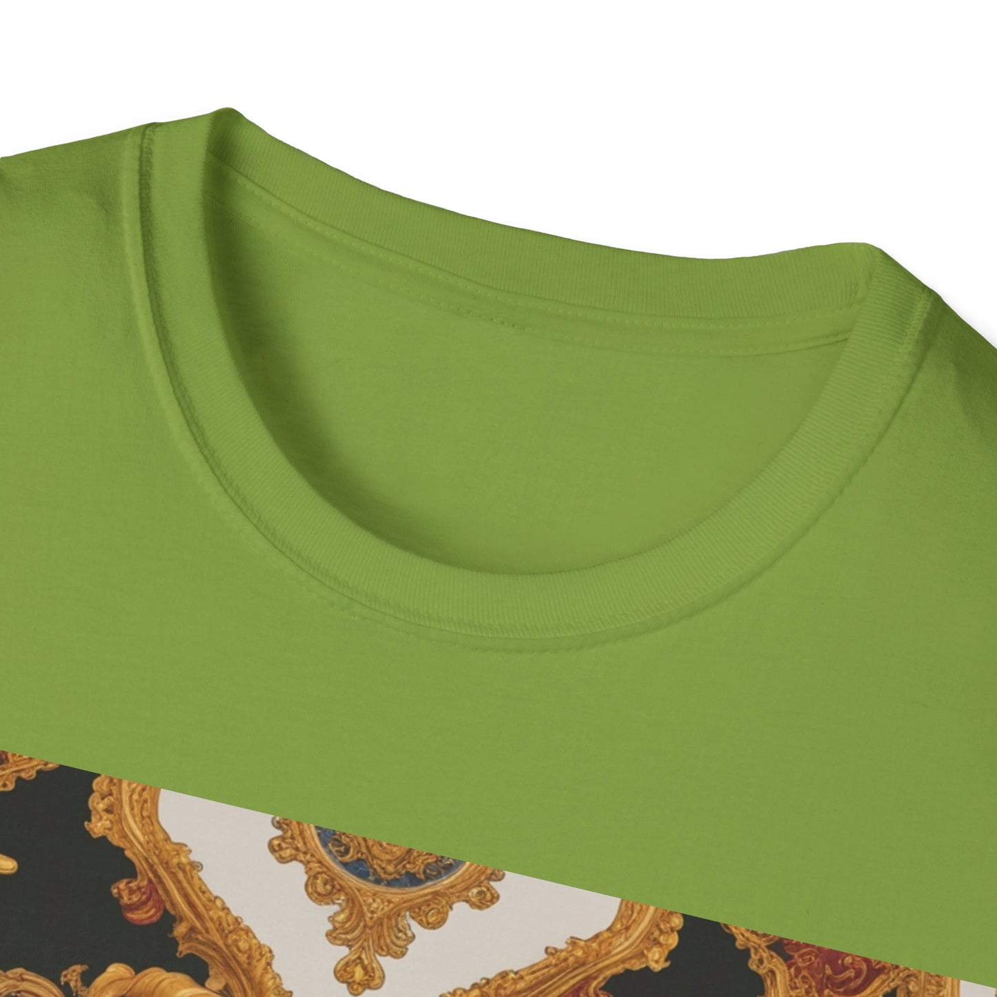 Elegant Vintage Print Unisex Softstyle T-Shirt - JW Store
