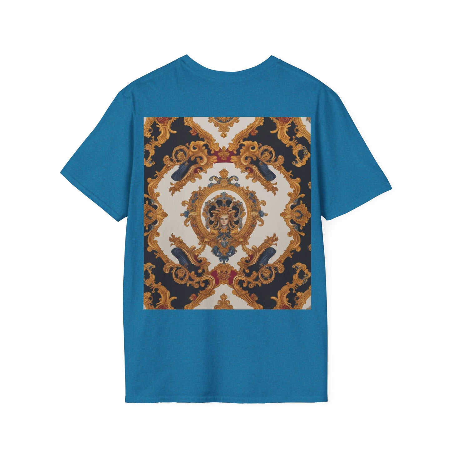 Elegant Vintage Print Unisex Softstyle T-Shirt - JW Store