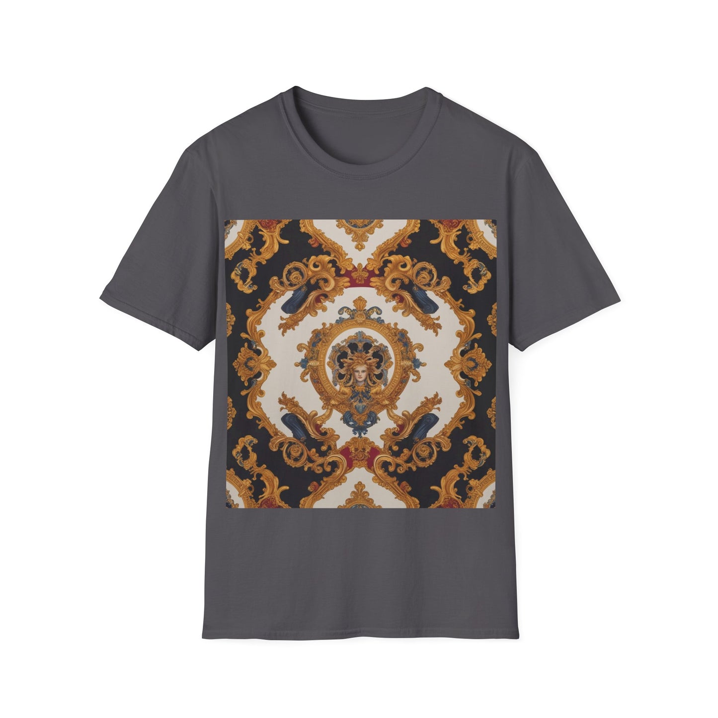 Elegant Vintage Print Unisex Softstyle T-Shirt - JW Store