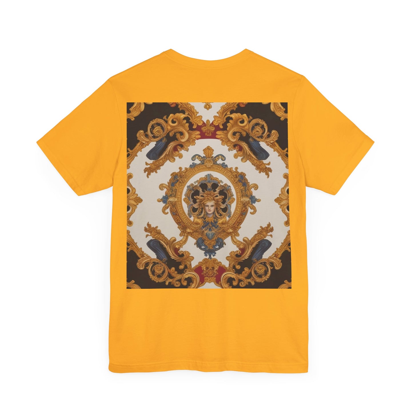 Elegant Baroque Style Graphic Tee - Unisex Short Sleeve T-Shirt - JW Store