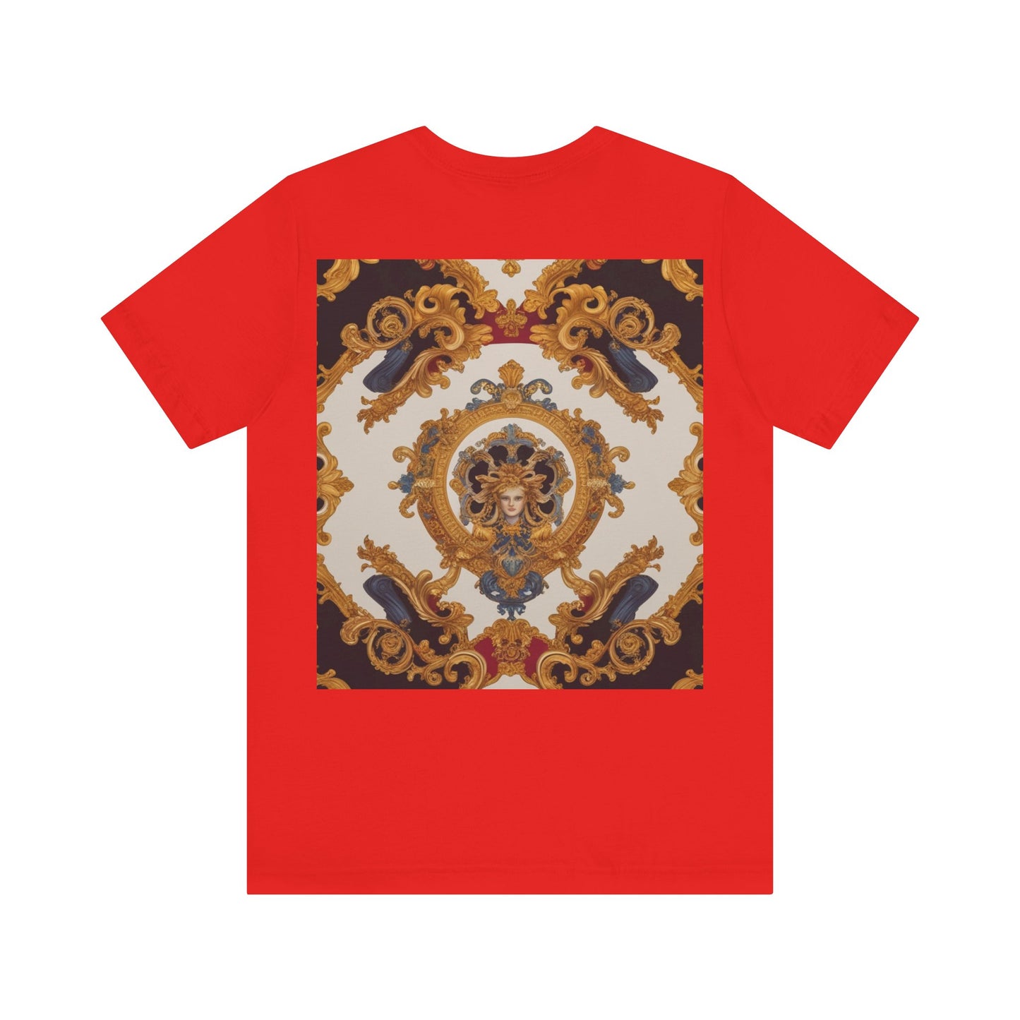 Elegant Baroque Style Graphic Tee - Unisex Short Sleeve T-Shirt - JW Store