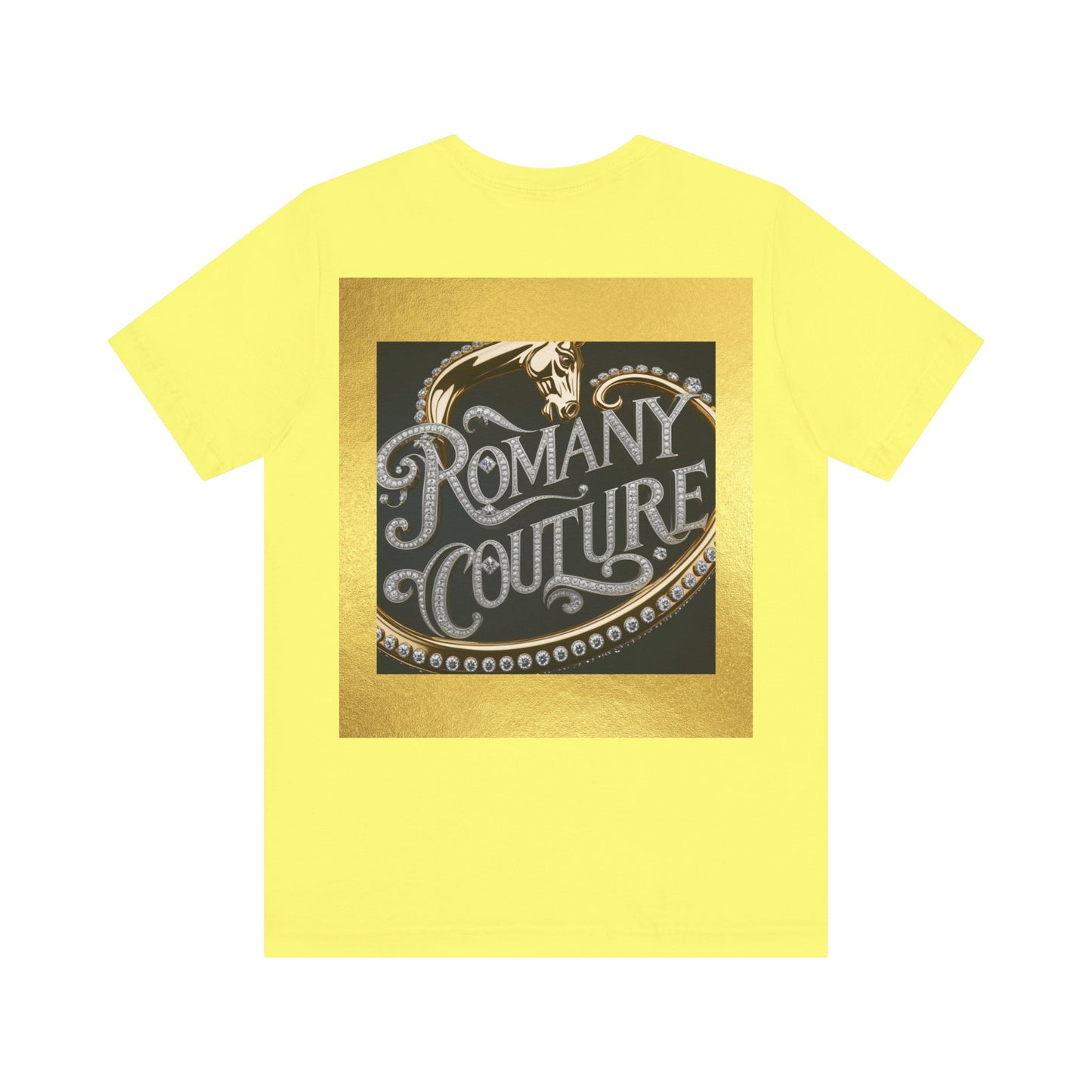Romantic Couture Unisex Jersey Tee - Elegant Graphic T-Shirt for Fashion Lovers - JW Store