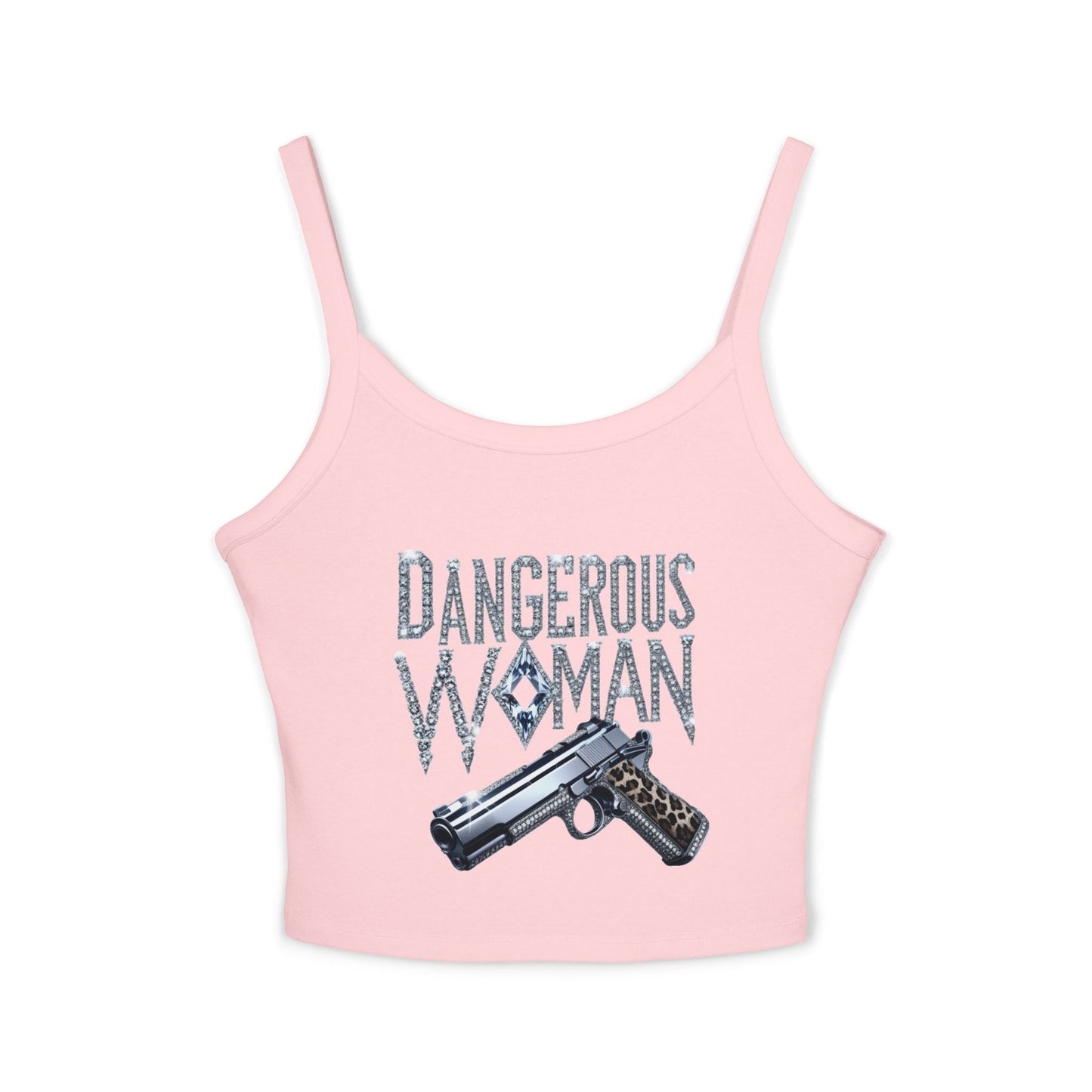 Dangerous Woman Graphic Spaghetti Strap Tank Top - JW Store