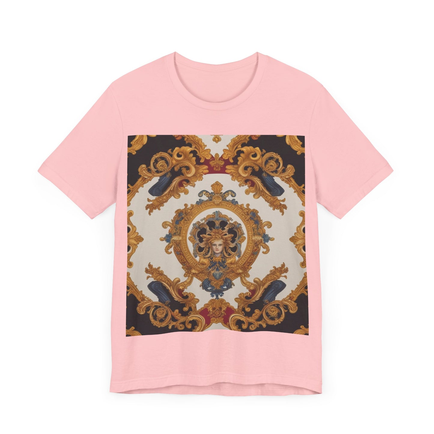 Elegant Baroque Style Graphic Tee - Unisex Short Sleeve T-Shirt - JW Store