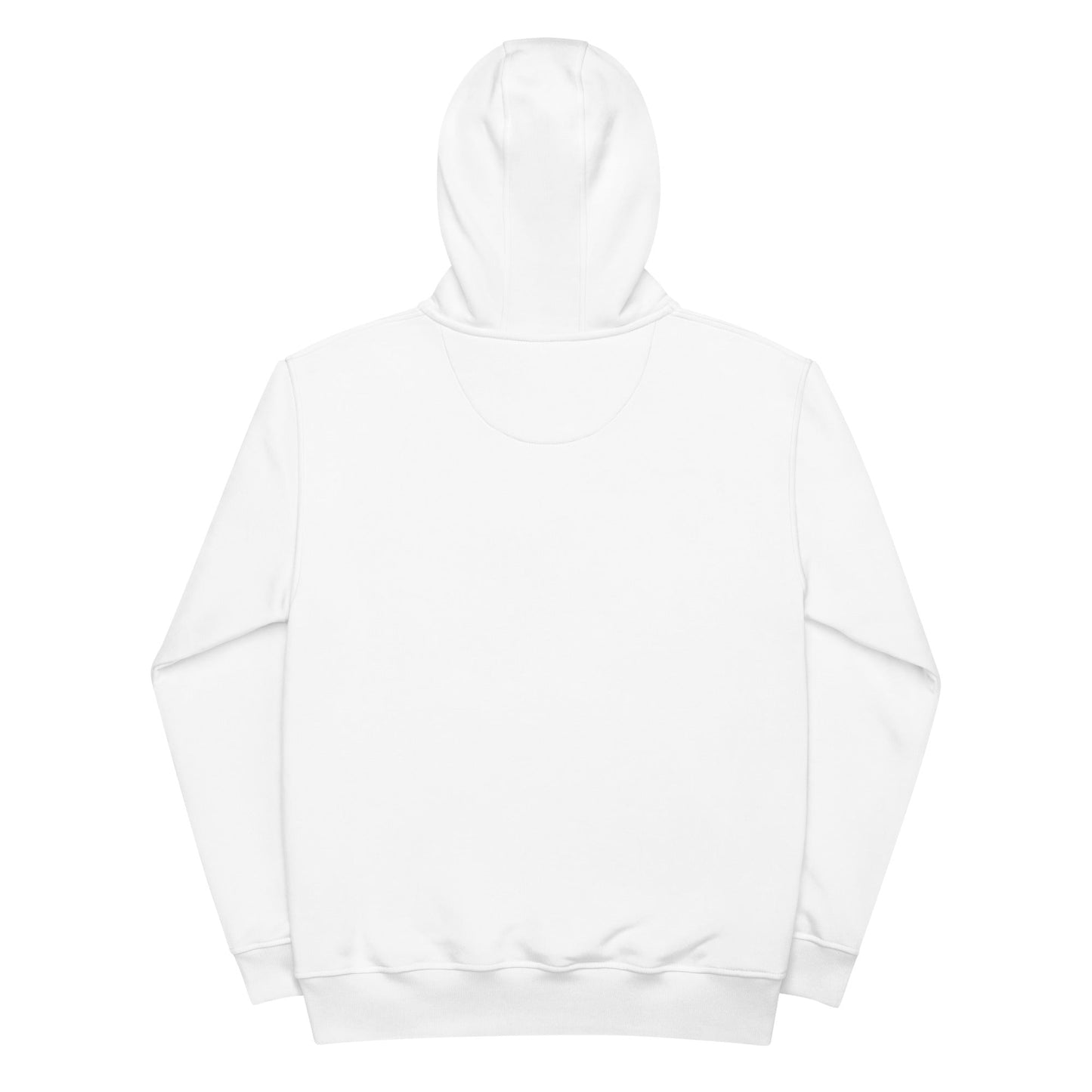 Premium eco hoodie by Imperial Couture, made with organic and recycled materials. Features a double-layered hood and front pouch pocket.