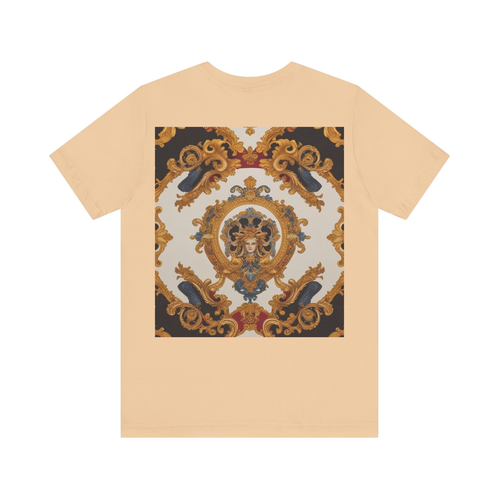 Elegant Baroque Style Graphic Tee - Unisex Short Sleeve T-Shirt - JW Store