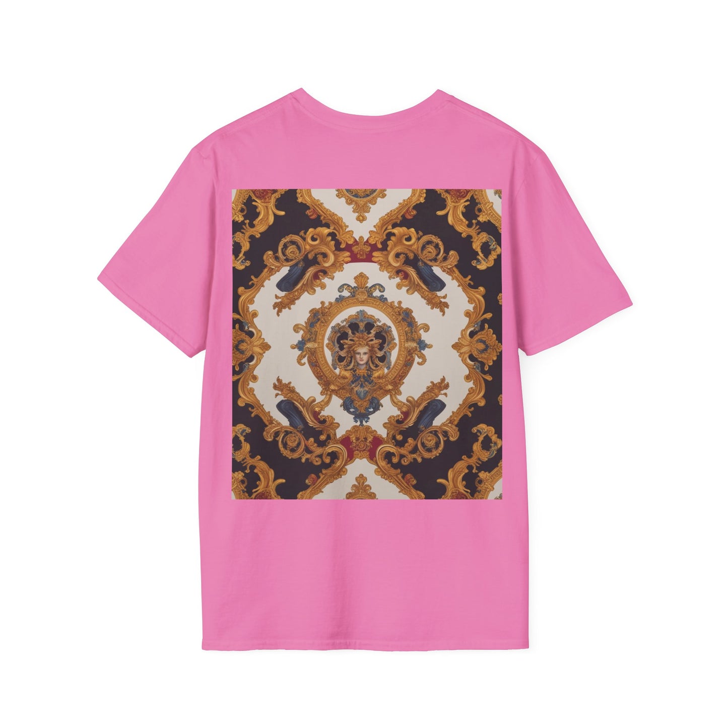 Elegant Vintage Print Unisex Softstyle T-Shirt - JW Store