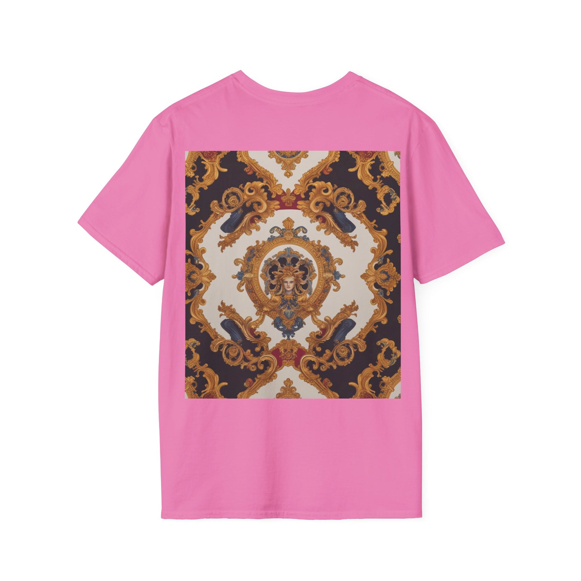 Elegant Vintage Print Unisex Softstyle T-Shirt - JW Store
