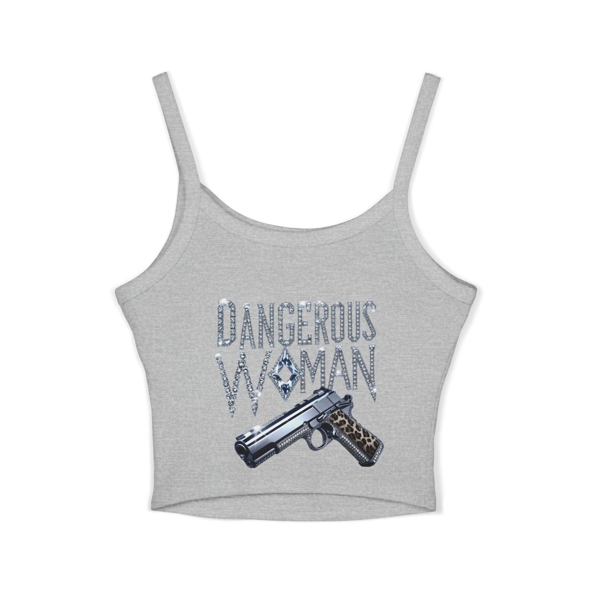 Dangerous Woman Graphic Spaghetti Strap Tank Top - JW Store
