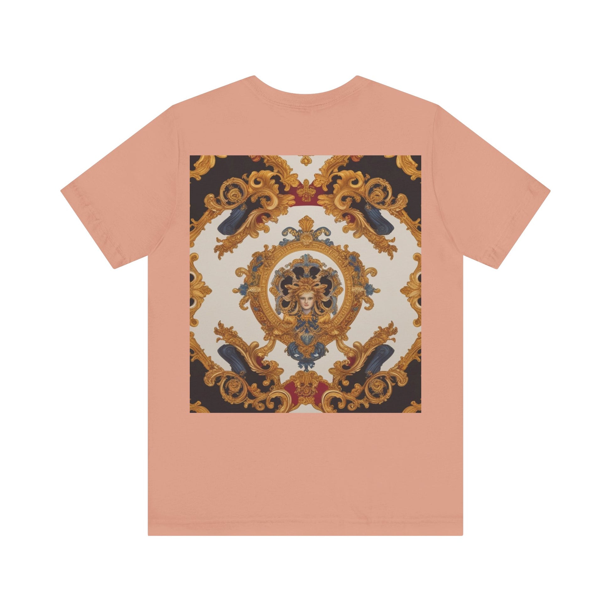 Elegant Baroque Style Graphic Tee - Unisex Short Sleeve T-Shirt - JW Store