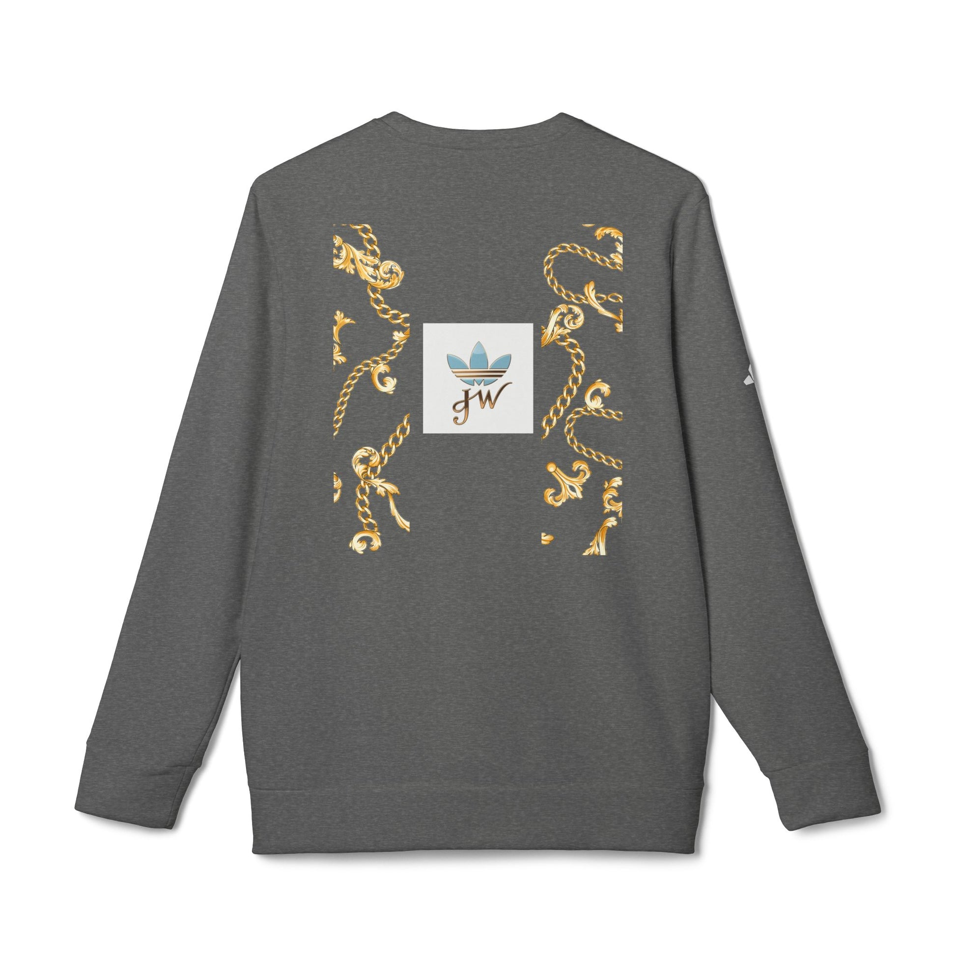 Stylish Unisex Fleece Sweatshirt with Gold Design - JW Store