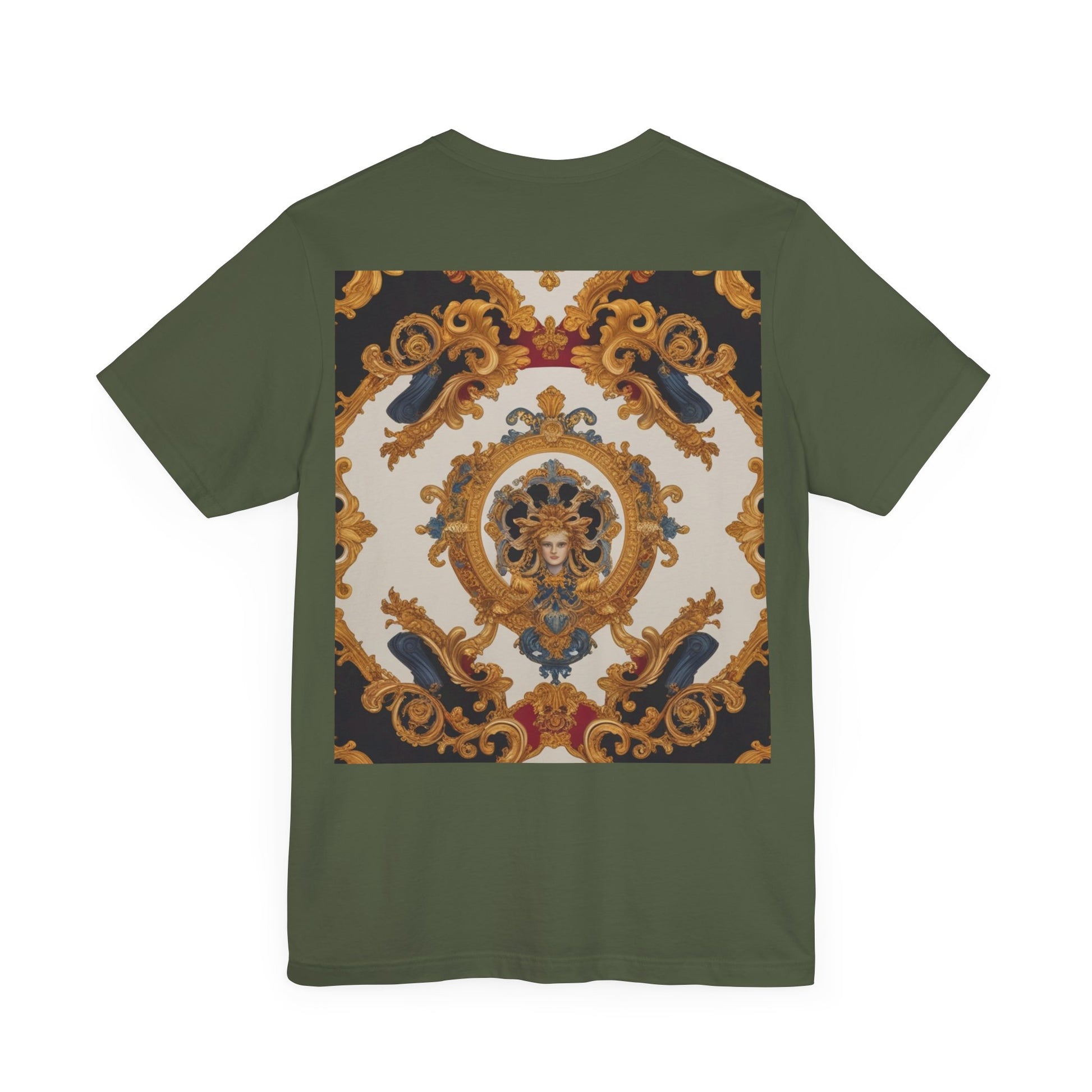 Elegant Baroque Style Graphic Tee - Unisex Short Sleeve T-Shirt - JW Store