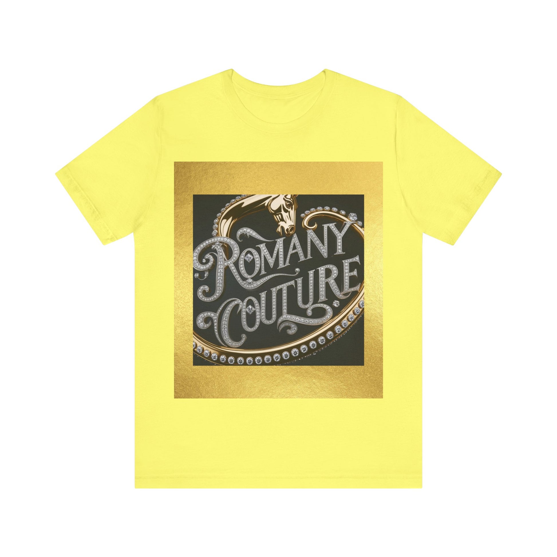 Romantic Couture Unisex Jersey Tee - Elegant Graphic T-Shirt for Fashion Lovers - JW Store