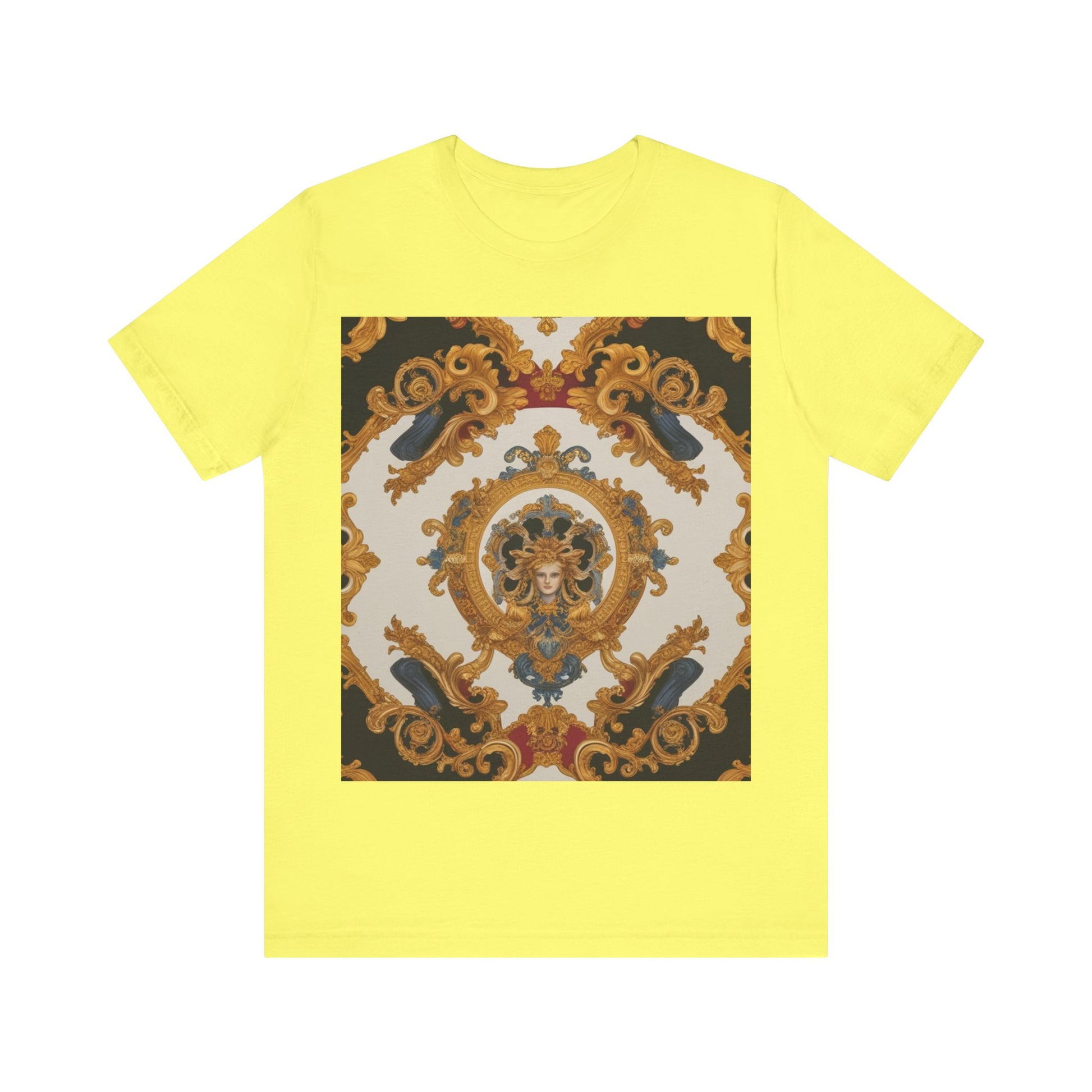 Elegant Baroque Style Graphic Tee - Unisex Short Sleeve T-Shirt - JW Store