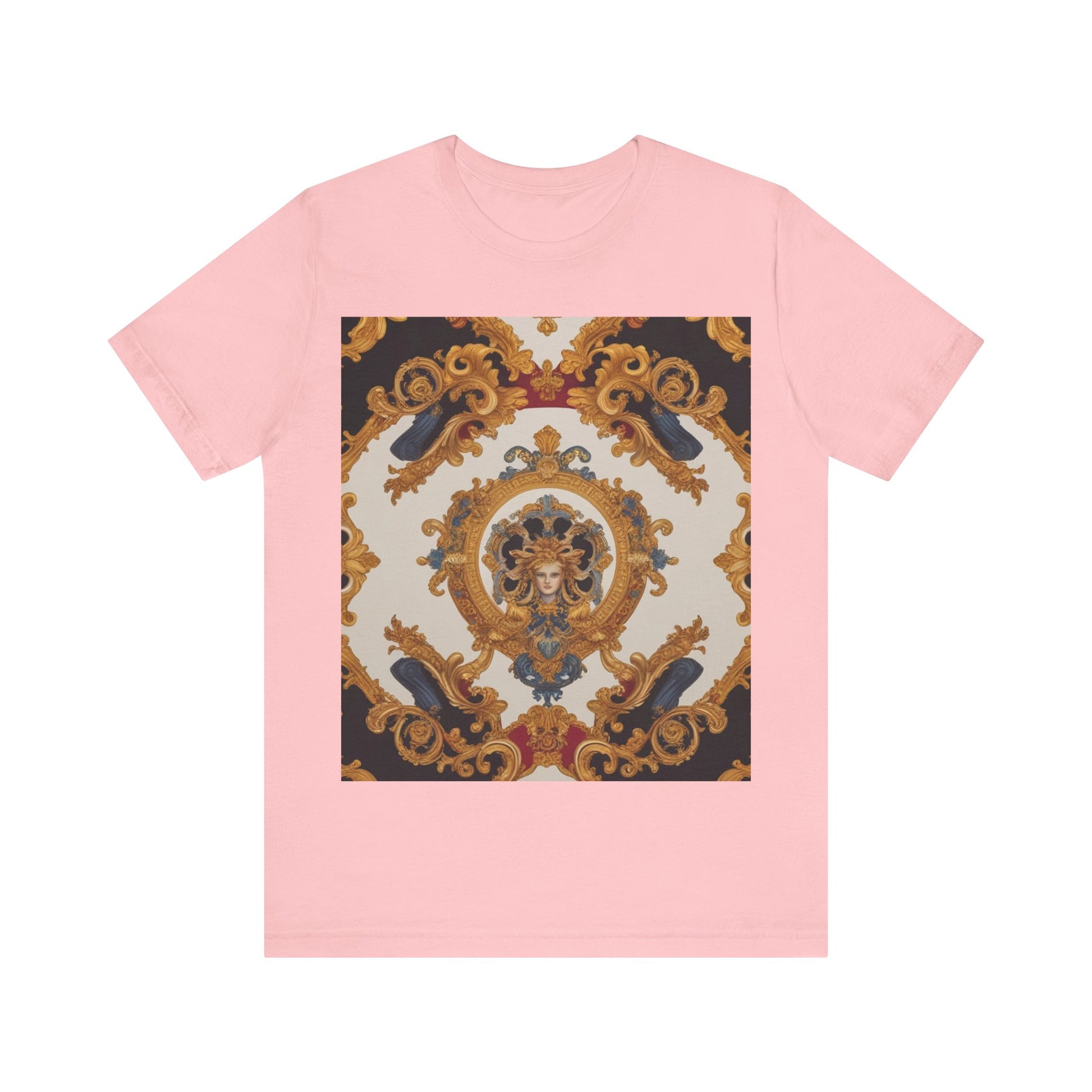 Elegant Baroque Style Graphic Tee - Unisex Short Sleeve T-Shirt - JW Store