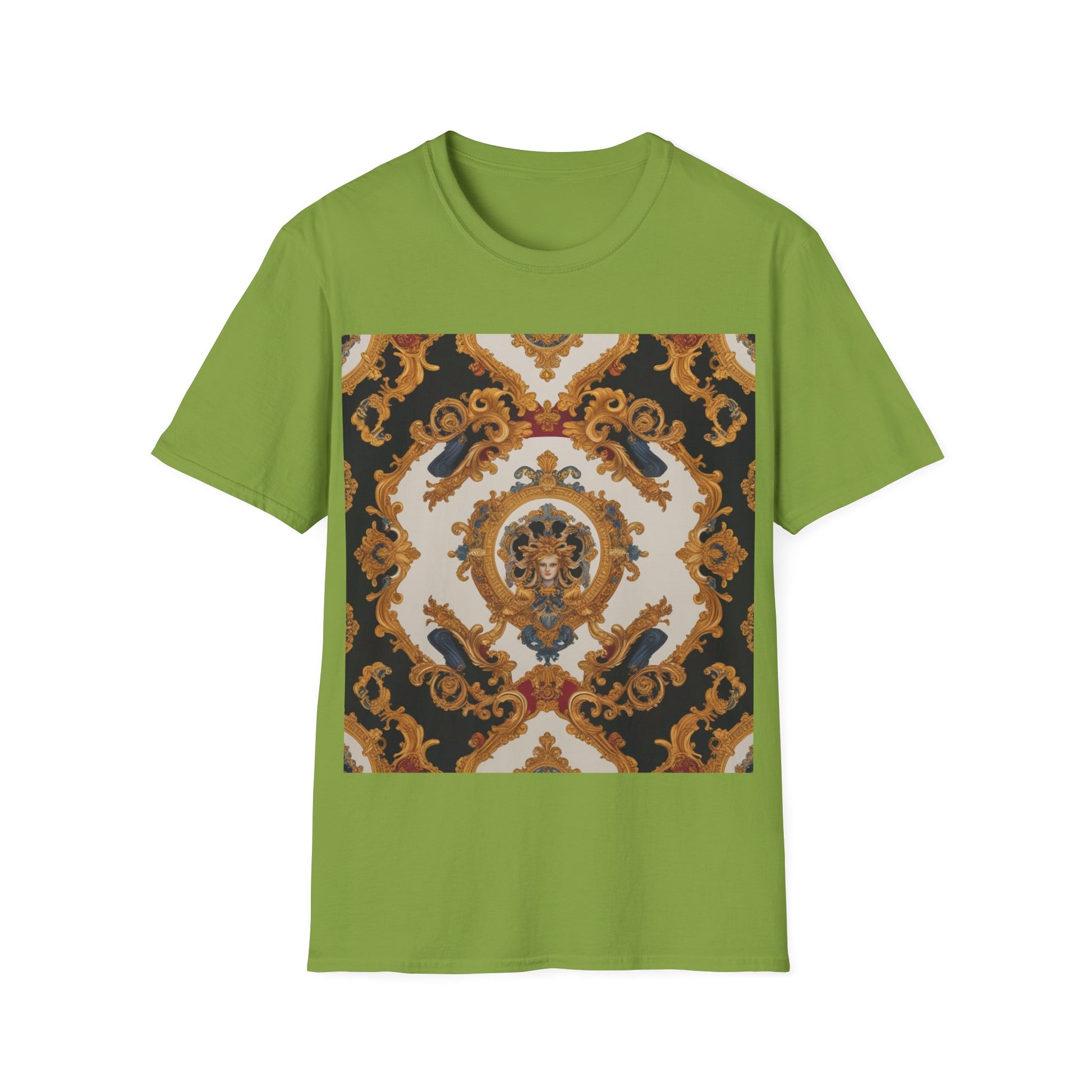Elegant Vintage Print Unisex Softstyle T-Shirt - JW Store